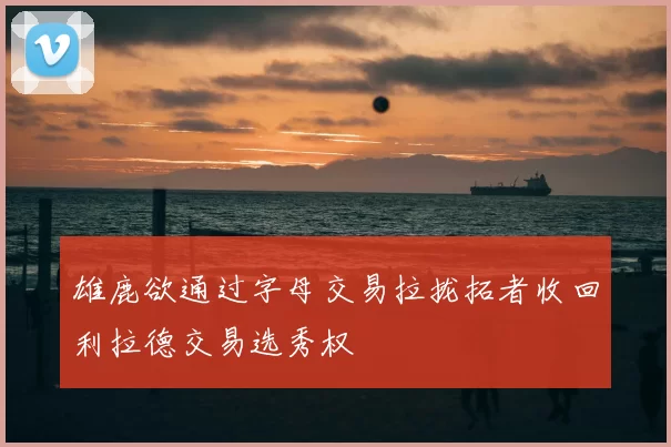 雄鹿欲通过字母交易拉拢拓者收回利拉德交易选秀权