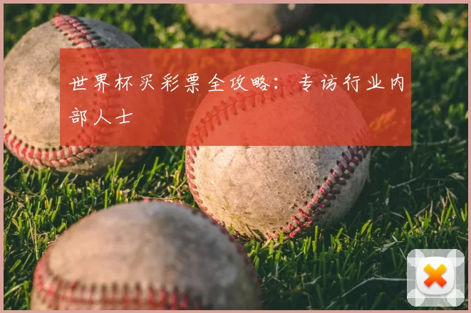世界杯买彩票全攻略:专访行业内部人士